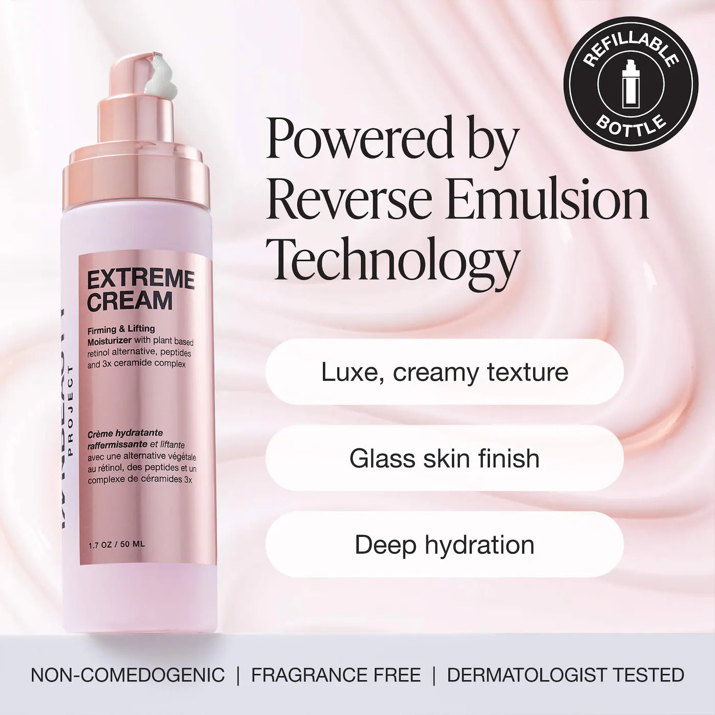 INNBEAUTY Project - Extreme Cream Anti-Aging, Firming, & Lifting Refillable Moisturizer | 50 mL