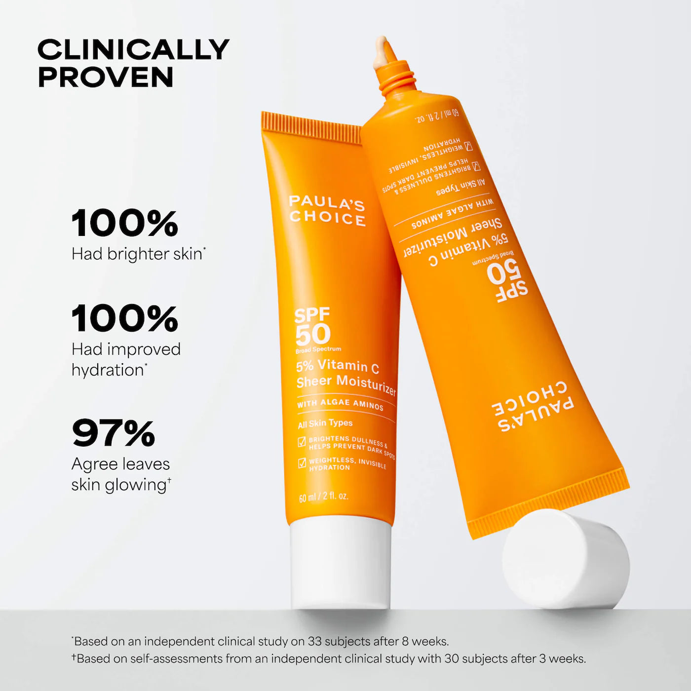 Paula's Choice - 5% Vitamin C Sheer Facial Moisturizer SPF 50 | 60 mL