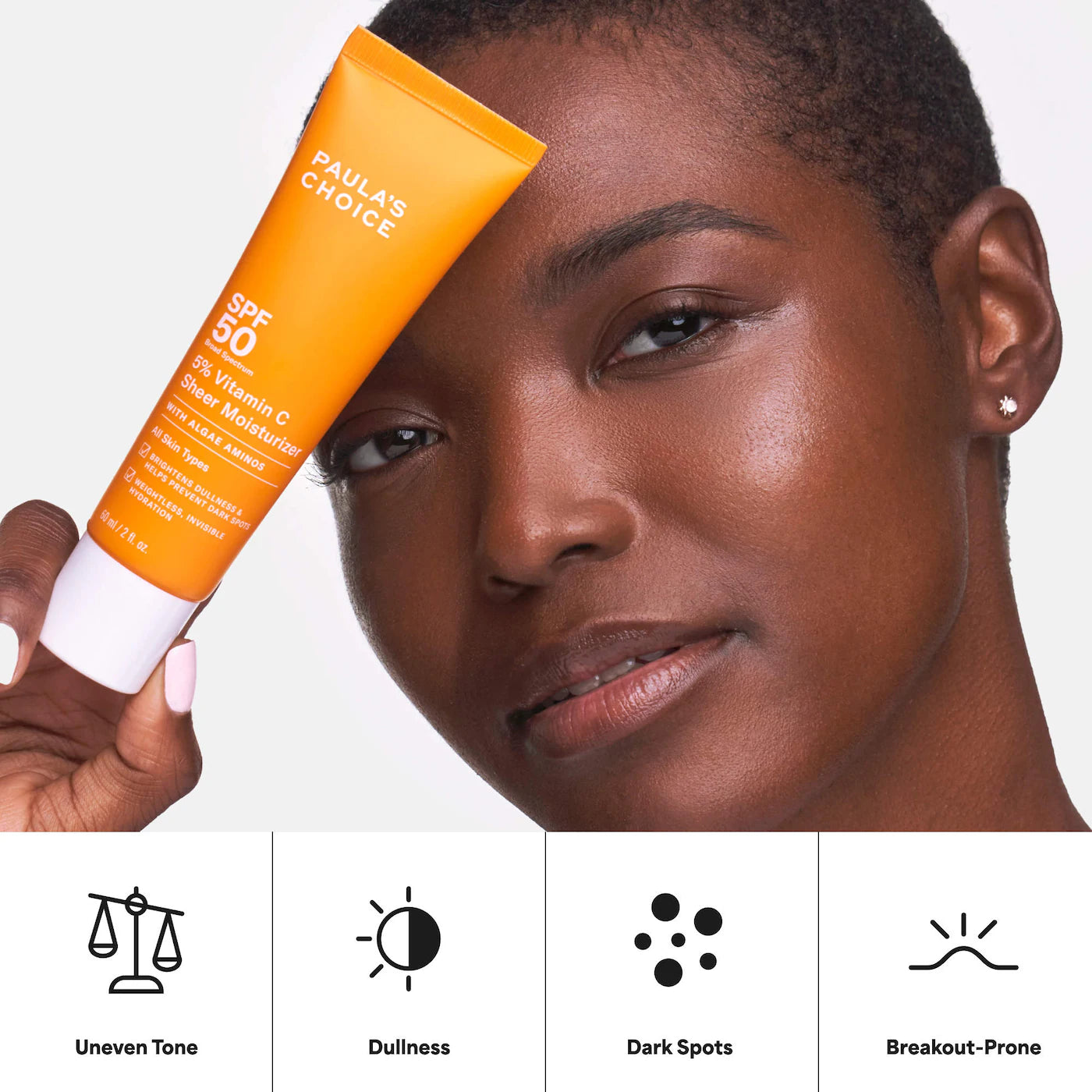 Paula's Choice - 5% Vitamin C Sheer Facial Moisturizer SPF 50 | 60 mL