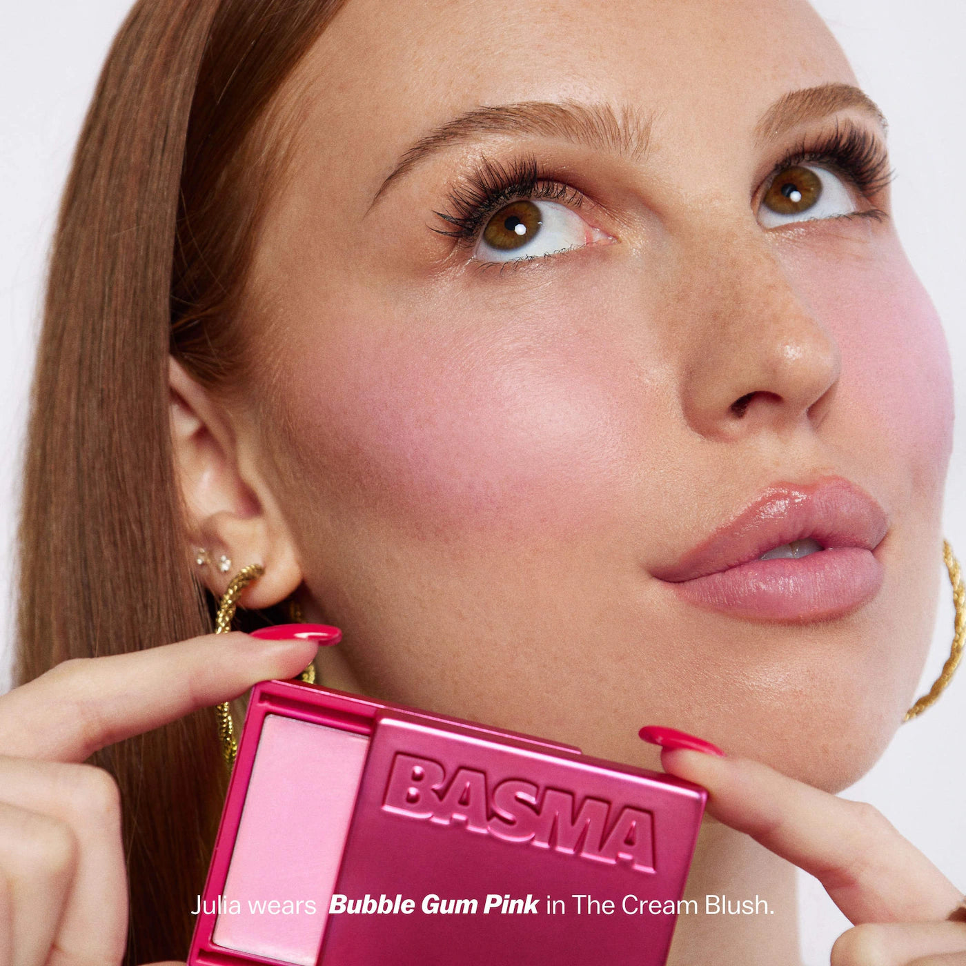 BASMA - The Cream Blush | Bubble Gum Pink - cool-toned pink best suited for fair skin