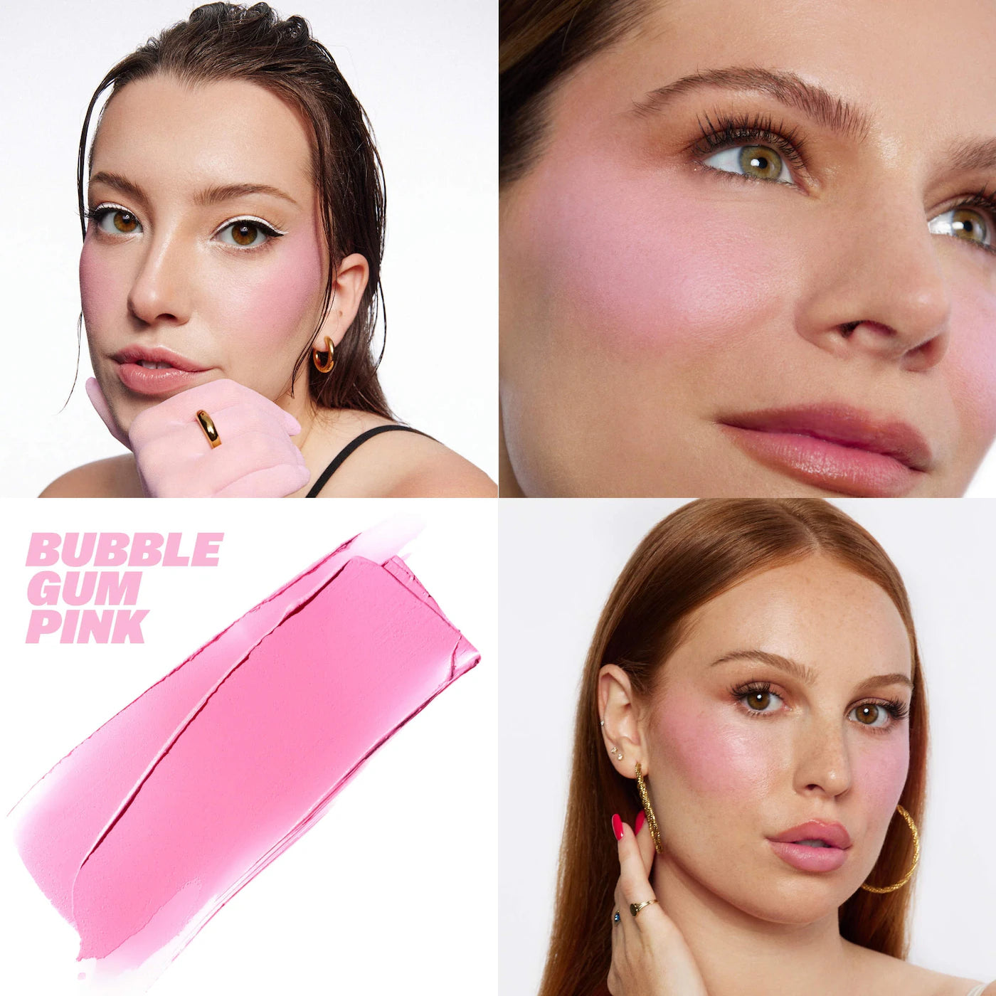 BASMA - The Cream Blush | Bubble Gum Pink - cool-toned pink best suited for fair skin