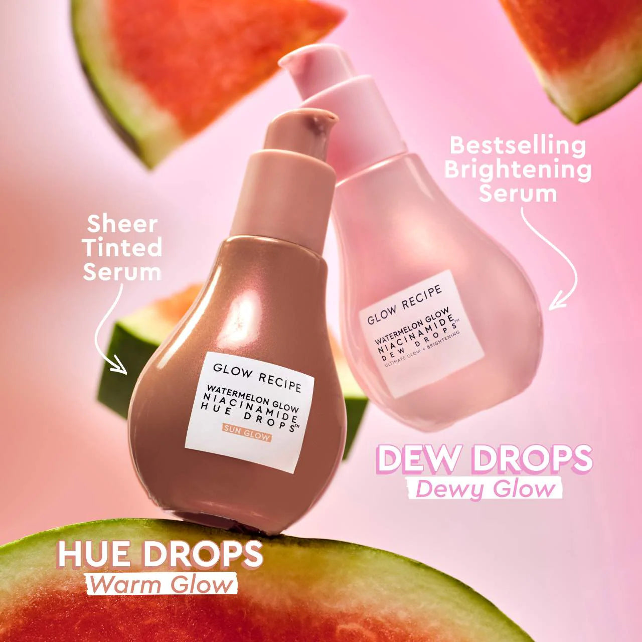 Glow Recipe - Watermelon Glow Niacinamide Hue Drops Sun Glow Serum | 40 mL