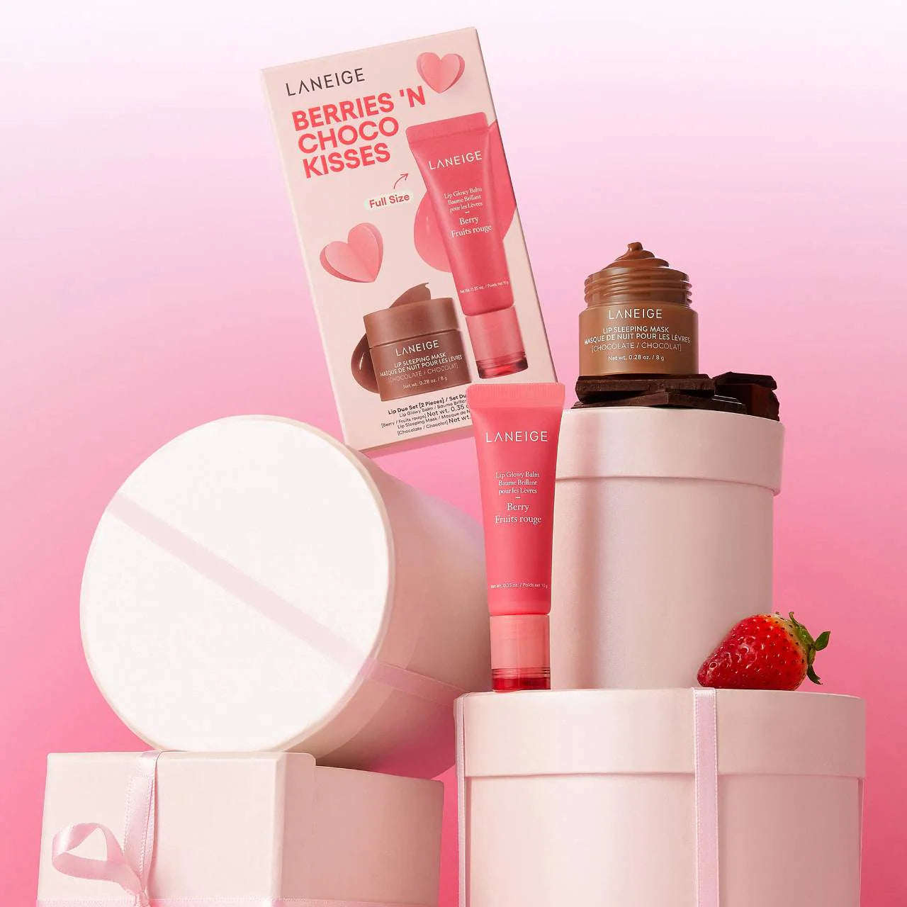 LANEIGE - Berries 'N Choco Kisses Set