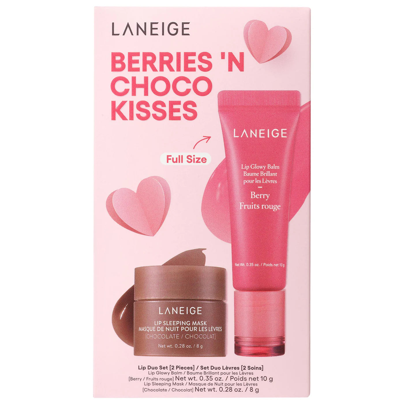 LANEIGE - Berries 'N Choco Kisses Set