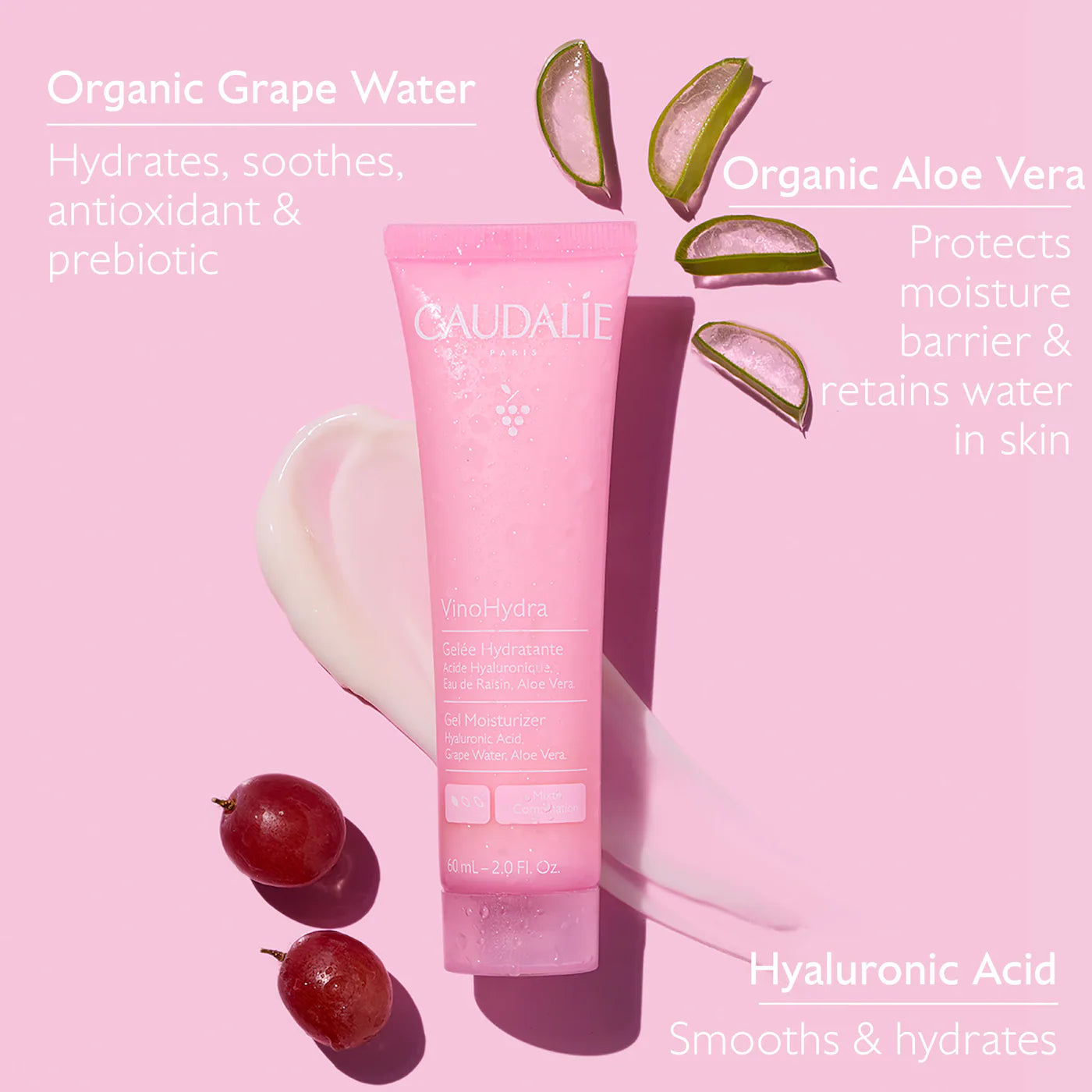 CAUDALIE - VINOHYDRA GEL MOISTURIZER | 60 ML