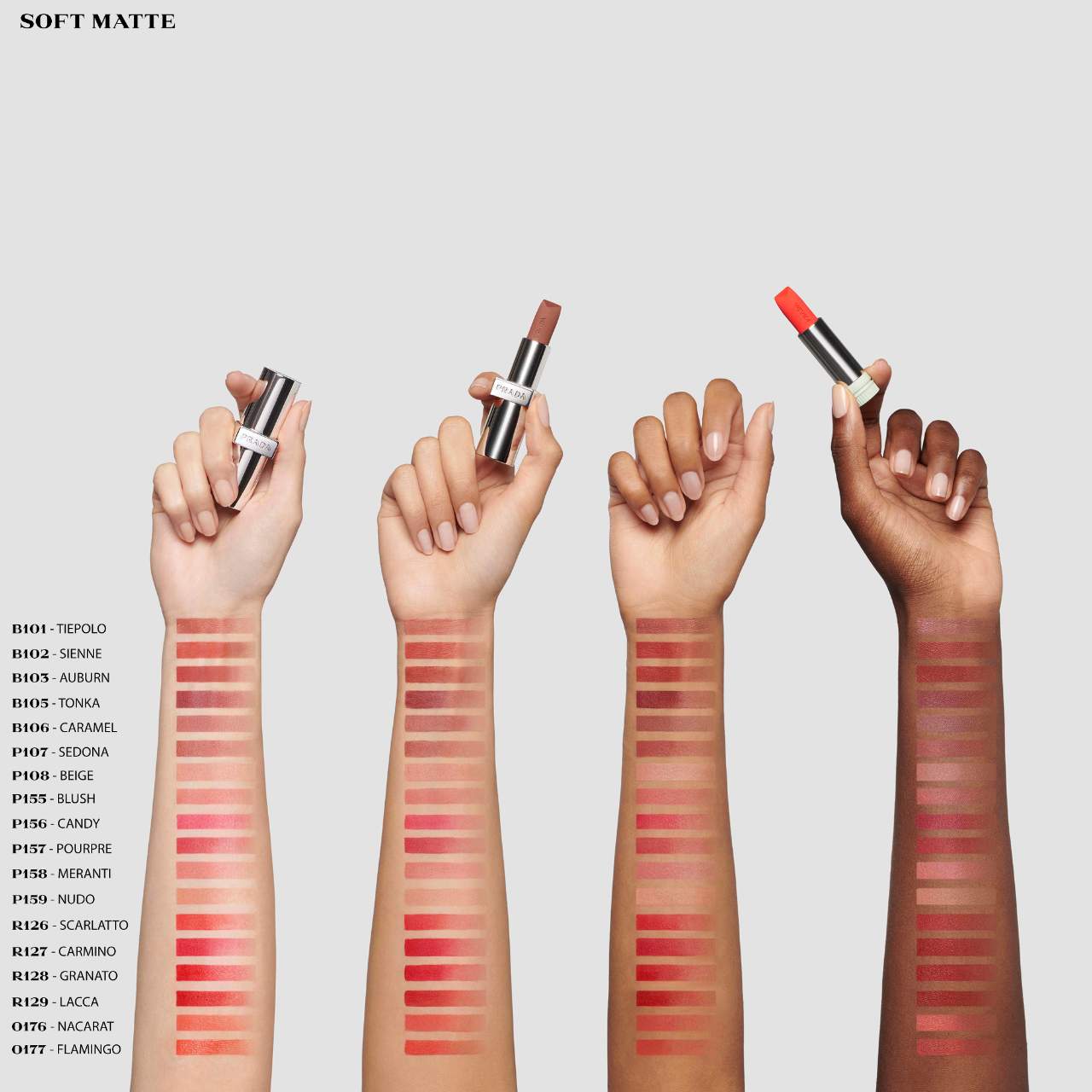 PRADA - Prada Monochrome Soft Matte Blur Lipstick