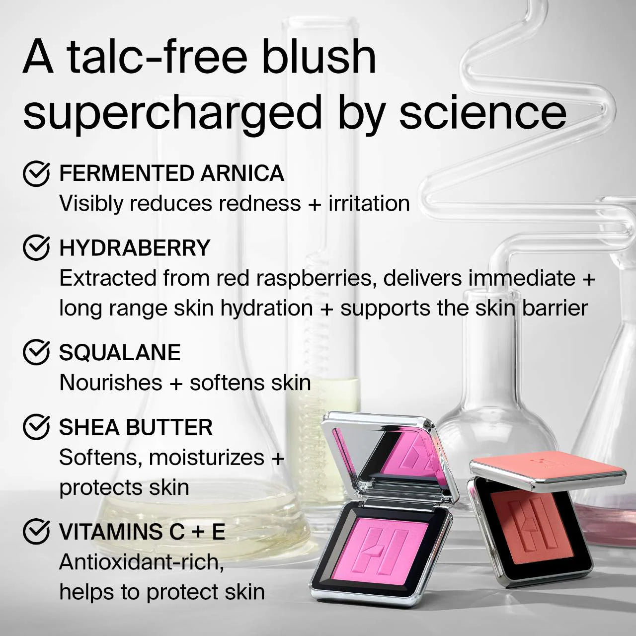 HAUS LABS BY LADY GAGA - Color Fuse Talc-Free Blush Powder With Fermented Arnica | 5 g