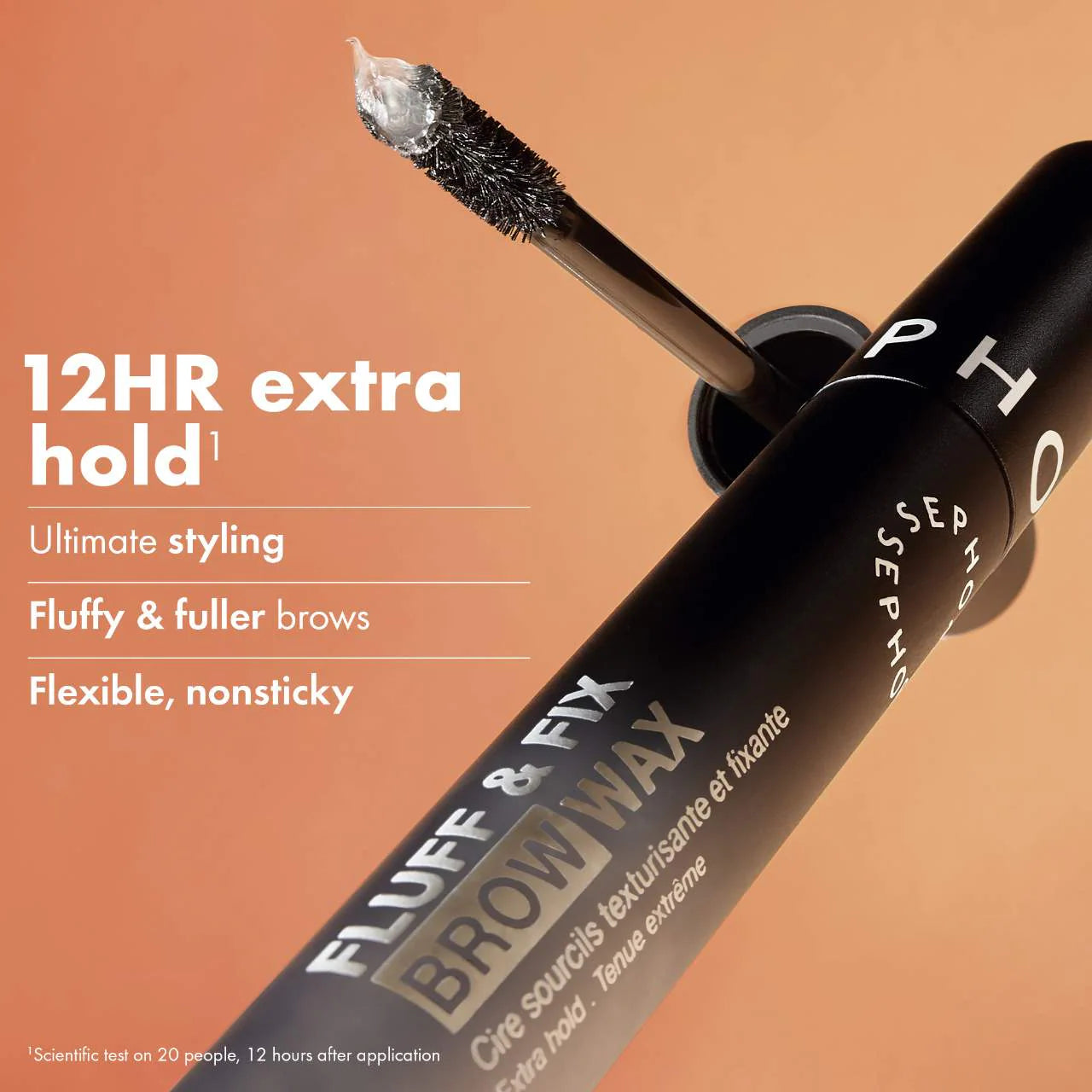 SEPHORA COLLECTION  - Fluff & Fix 12HR Brow Wax for Lamination Effect | clear