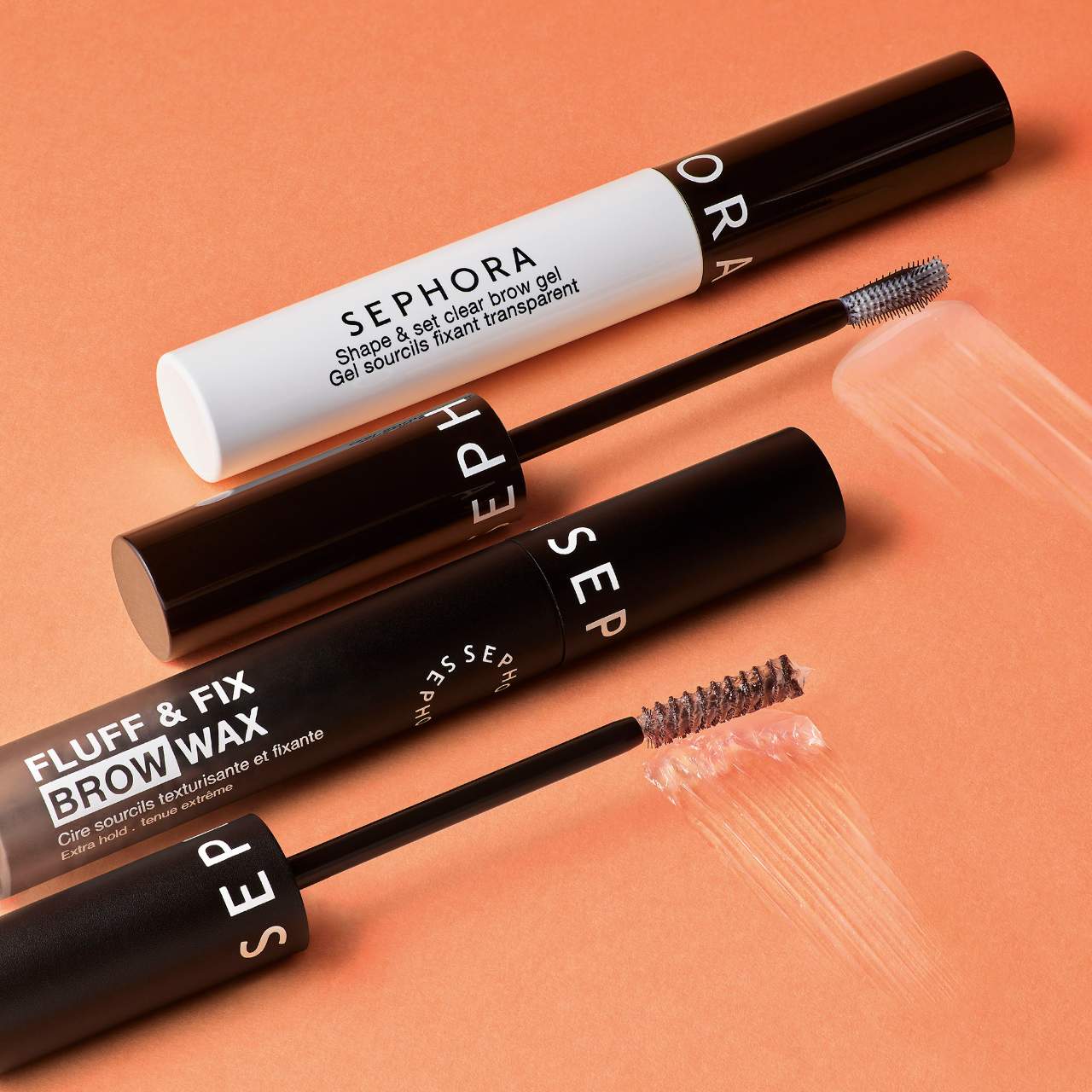 SEPHORA COLLECTION  - Fluff & Fix 12HR Brow Wax for Lamination Effect | clear