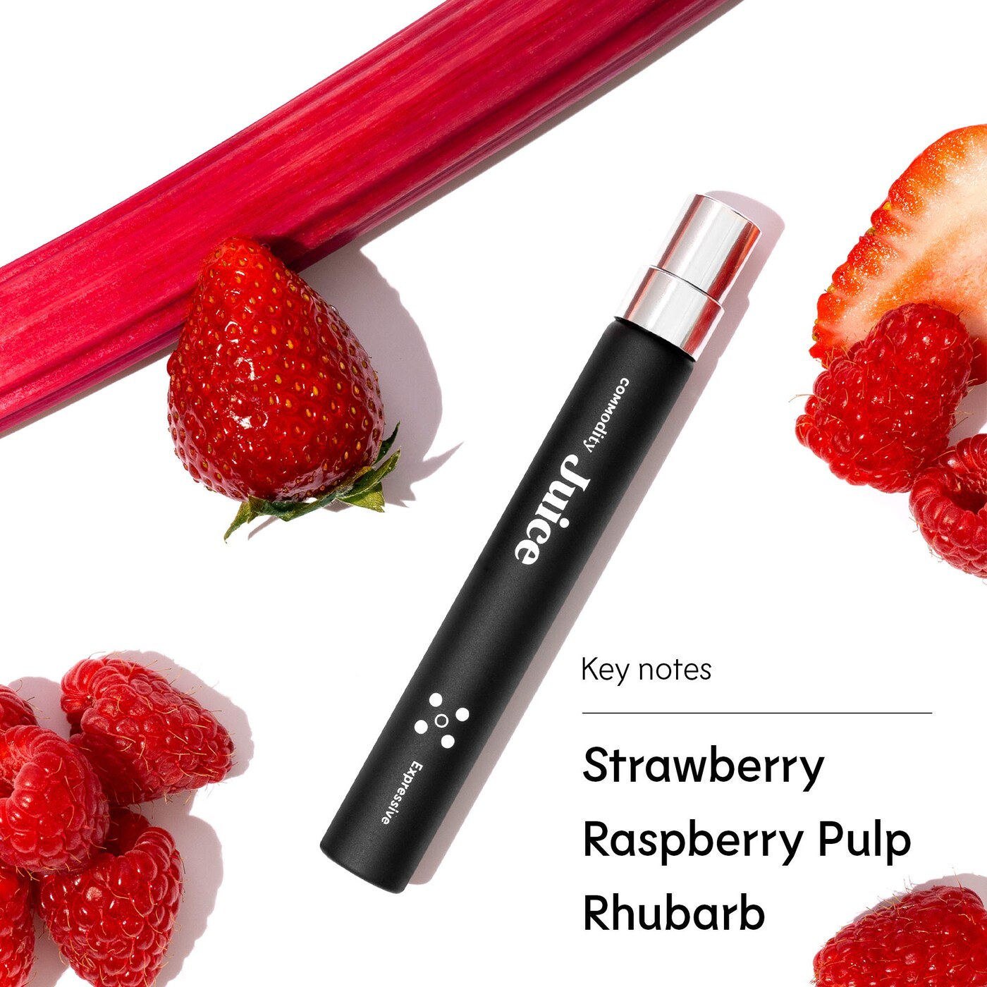 Commodity - Juice Expressive Eau de Parfum with Raspberry Pulp & Rhubarb Travel Spray | 10 mL