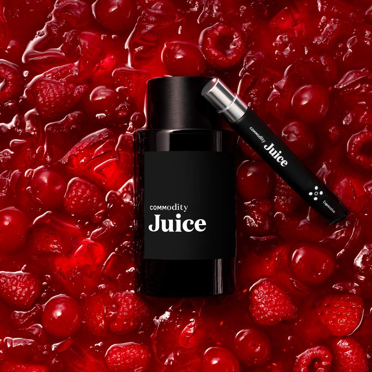 Commodity - Juice Expressive Eau de Parfum with Raspberry Pulp & Rhubarb Travel Spray | 10 mL