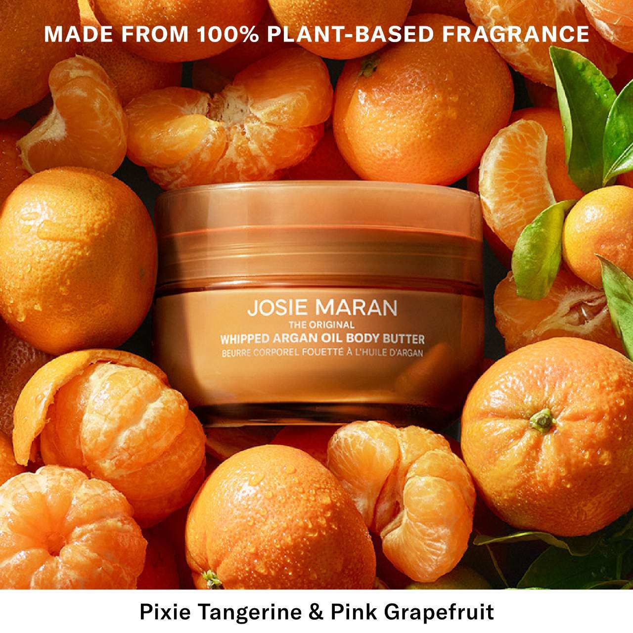 JOSIE MARAN - WHIPPED ARGAN OIL BODY BUTTER | TOPLESS TANGERINE