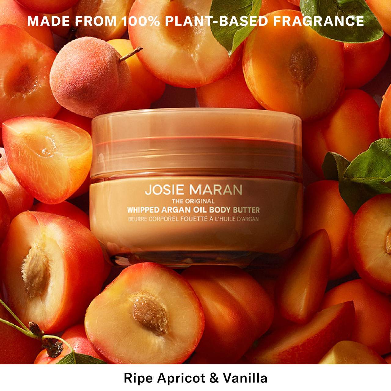JOSIE MARAN - WHIPPED ARGAN OIL BODY BUTTER | VANILLA APRICOT