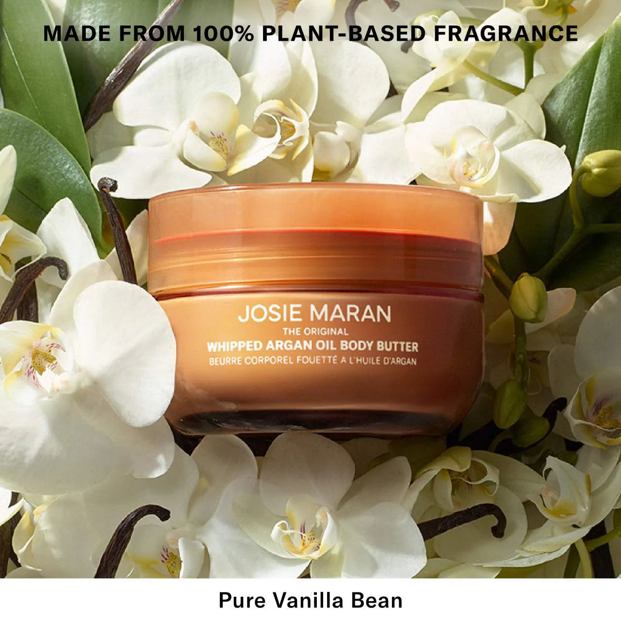 JOSIE MARAN - WHIPPED ARGAN OIL BODY BUTTER | VANILLA BEAN
