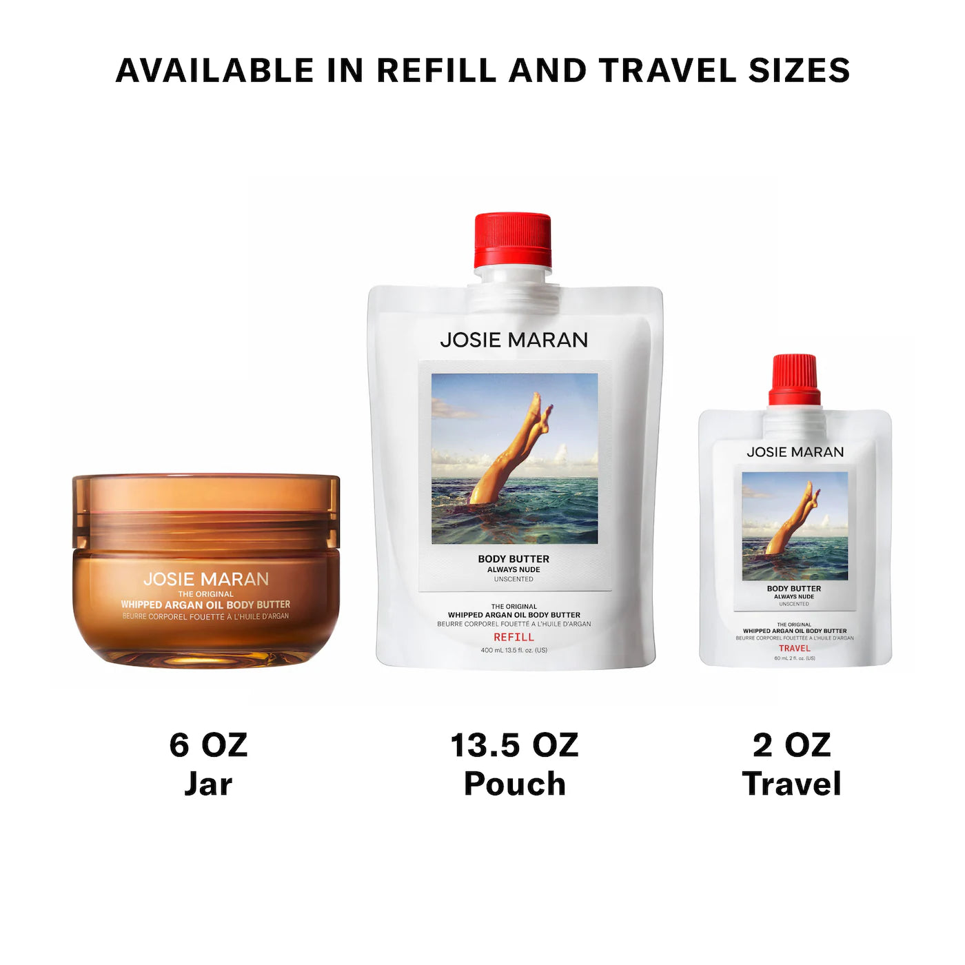 JOSIE MARAN - WHIPPED ARGAN OIL BODY BUTTER | VANILLA APRICOT