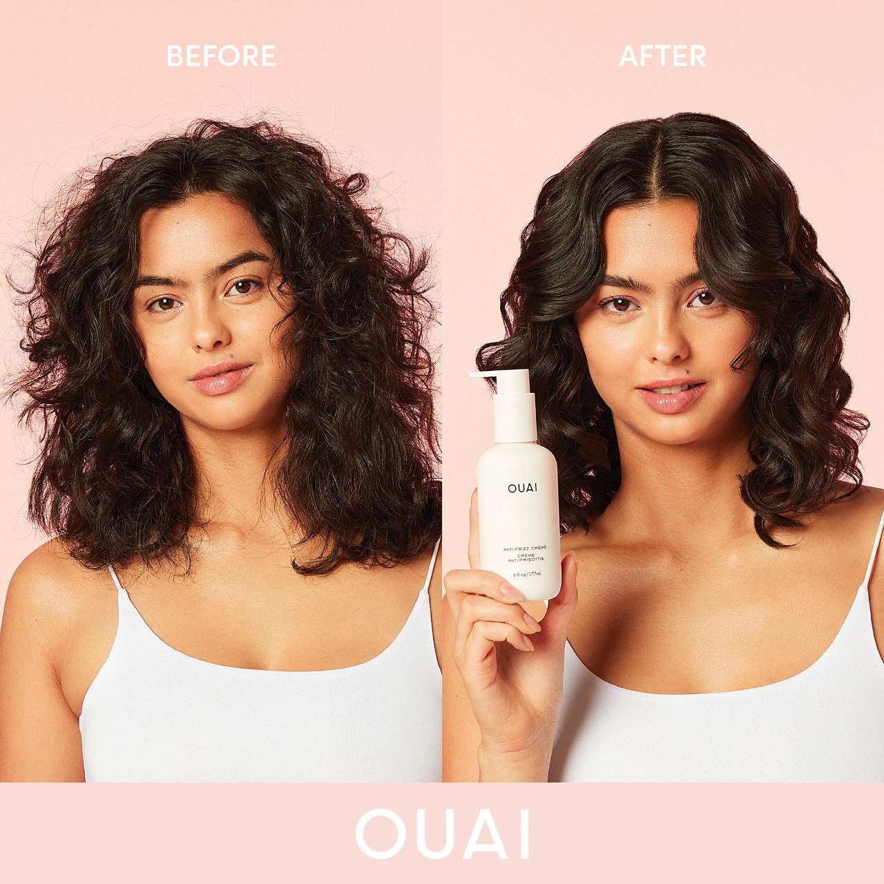 OUAI - Anti-Frizz Hair Styling Cream | 177 ML