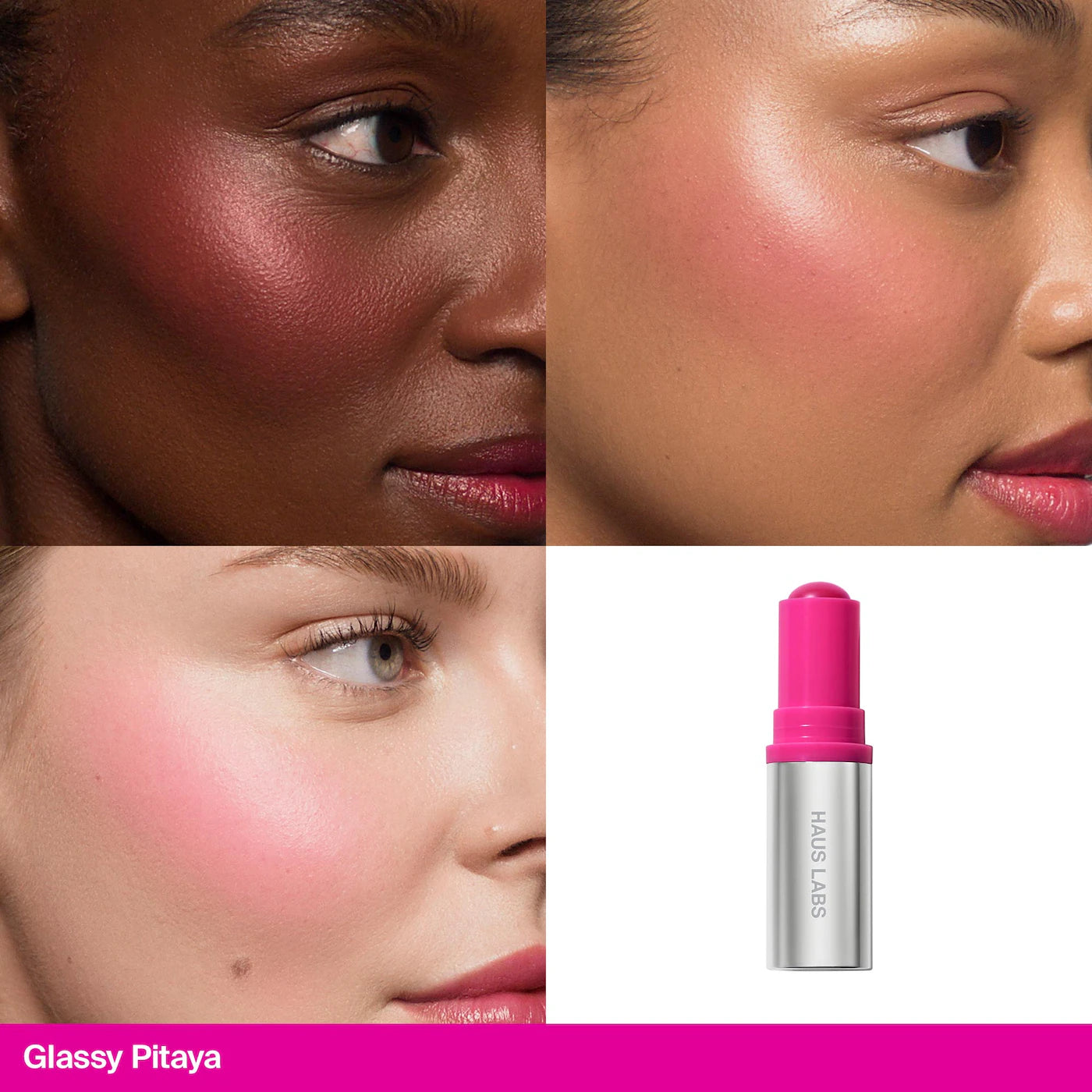 HAUS LABS BY LADY GAGA - Color Fuse Longwear Hydrating Glassy Lip + Cheek Blush Balm Stick
