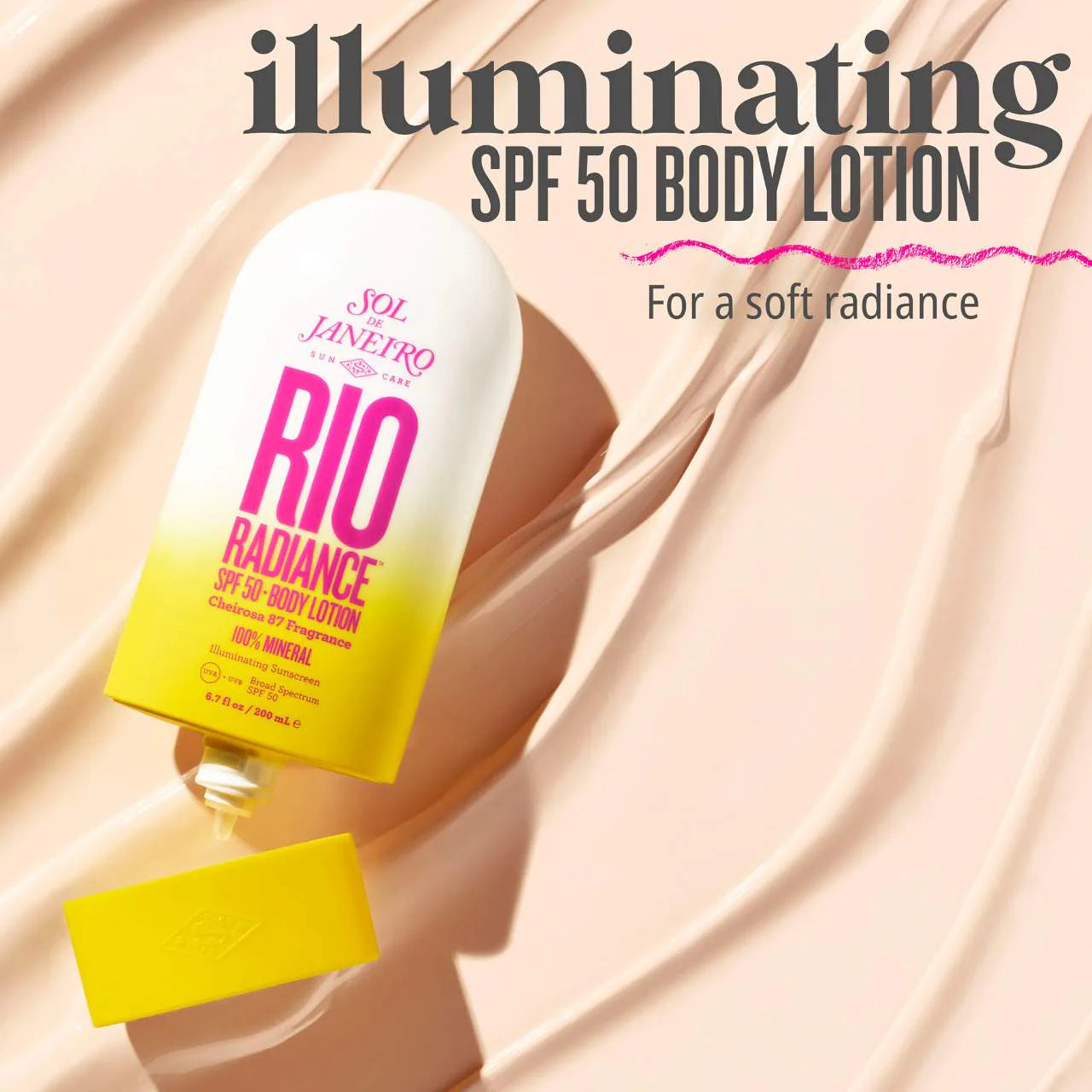 Sol de Janeiro - Rio Radiance™ SPF 50 Mineral Body Lotion Sunscreen with Niacinamide | 200 mL