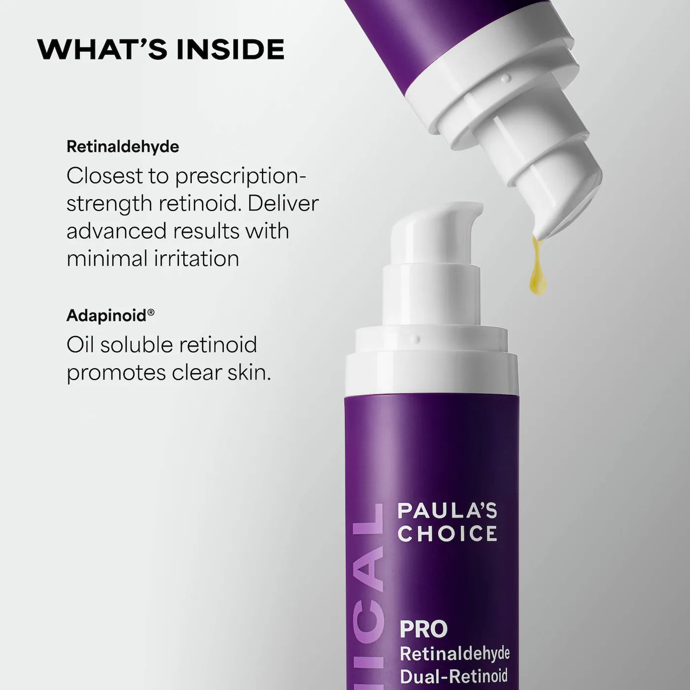 Paula's Choice - Clinical PRO Retinaldehyde Dual-Retinoid Treatment for Clear, Luminous Skin | 30 mL
