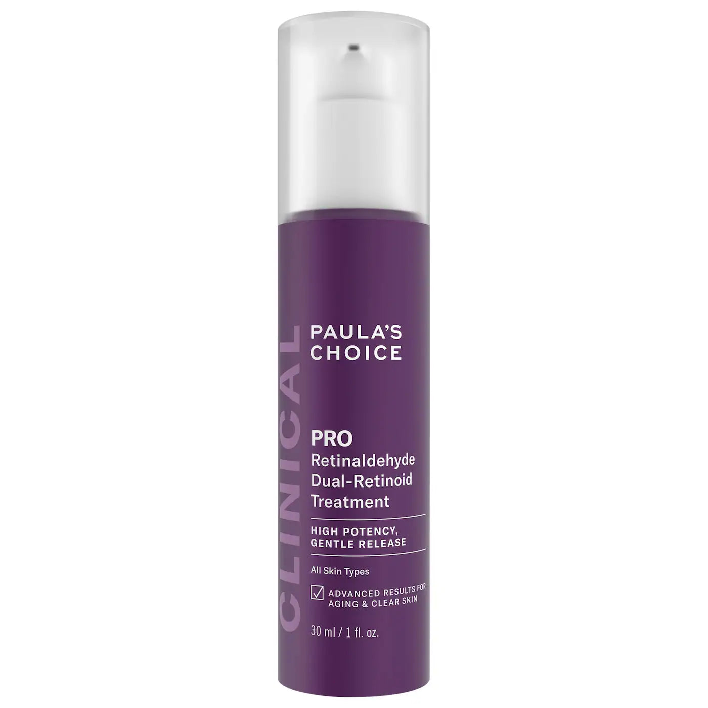 Paula's Choice - Clinical PRO Retinaldehyde Dual-Retinoid Treatment for Clear, Luminous Skin | 30 mL