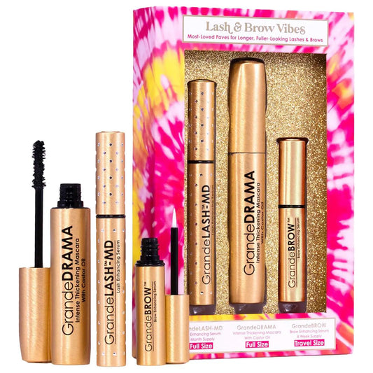 Grande Cosmetics - Lash and Brow Vibes Mascara and Lash Serum Set