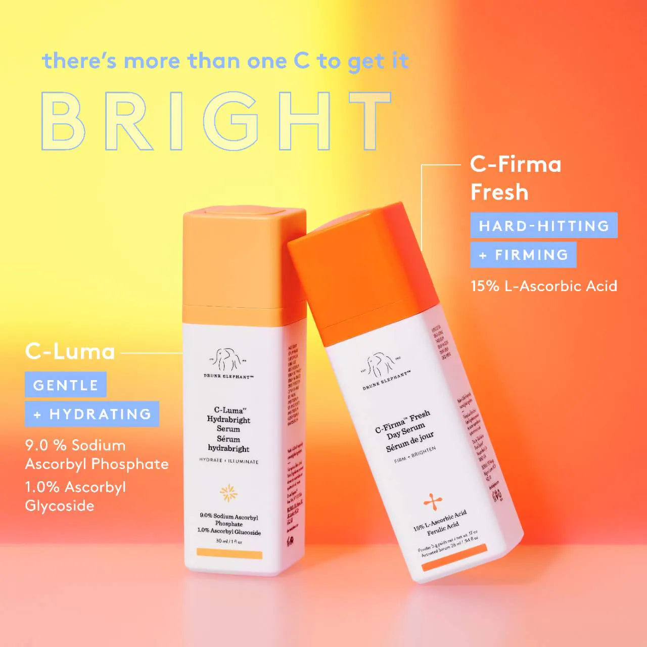 Drunk Elephant - C-Luma Hydrabright Gentle Hydrating Vitamin C Serum | 30 mL