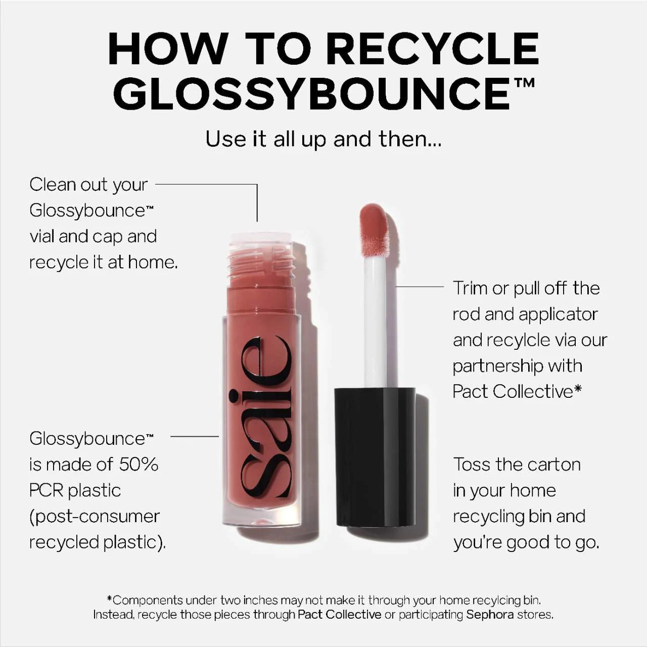 Saie - Glossybounce Lip Gloss Oil Duo