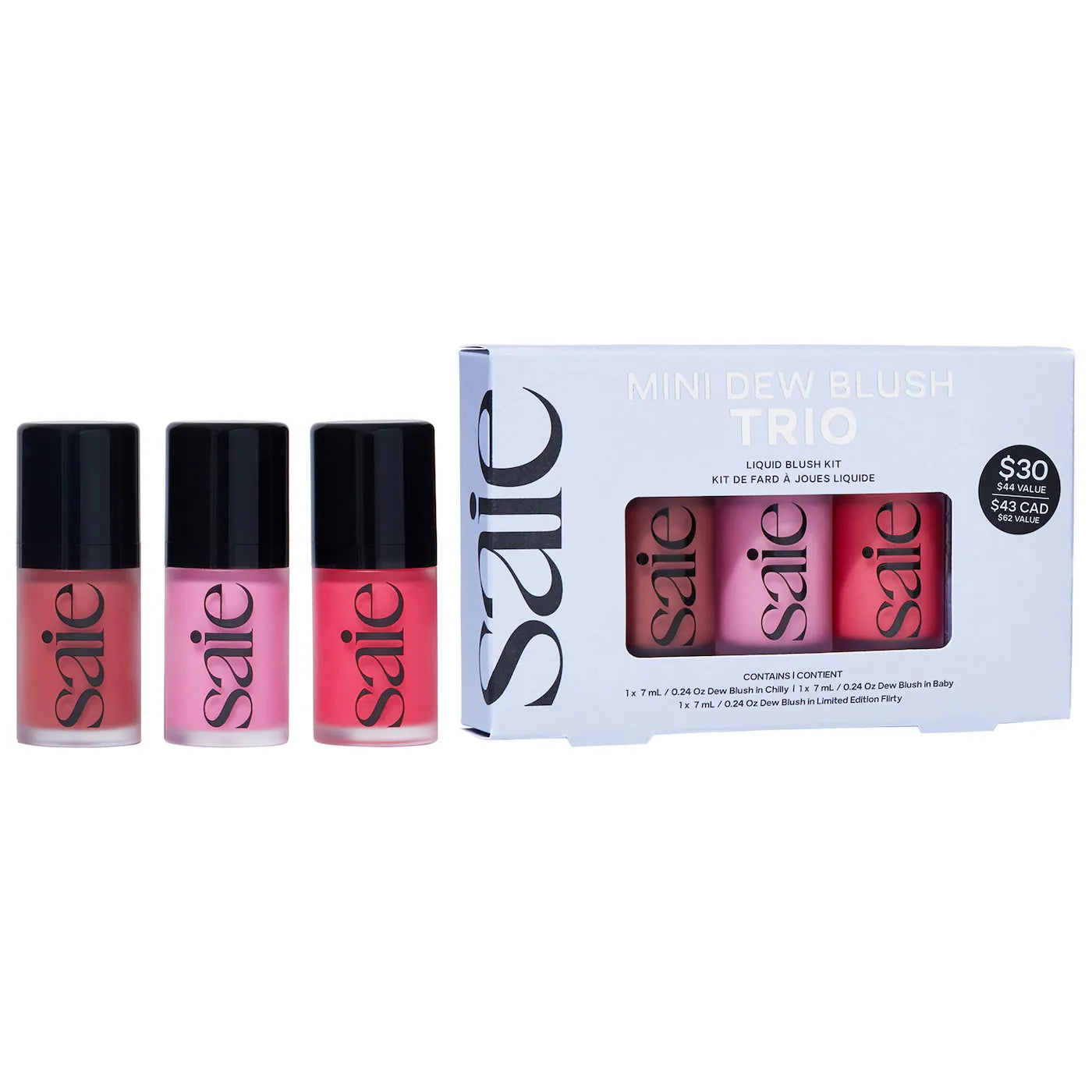 Saie - Mini Dew Blush Trio Set | NEW LIMITED EDITION