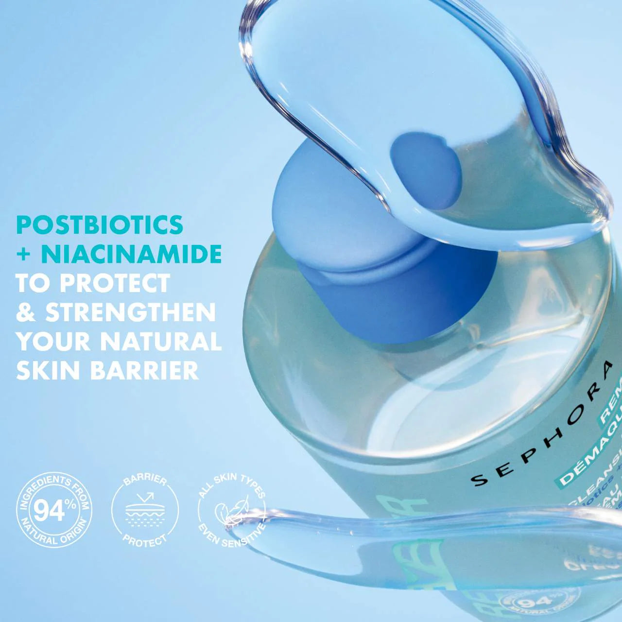 SEPHORA COLLECTION - Mini Micellar Cleansing Water With Postbiotics + Niacinamide | 50 mL