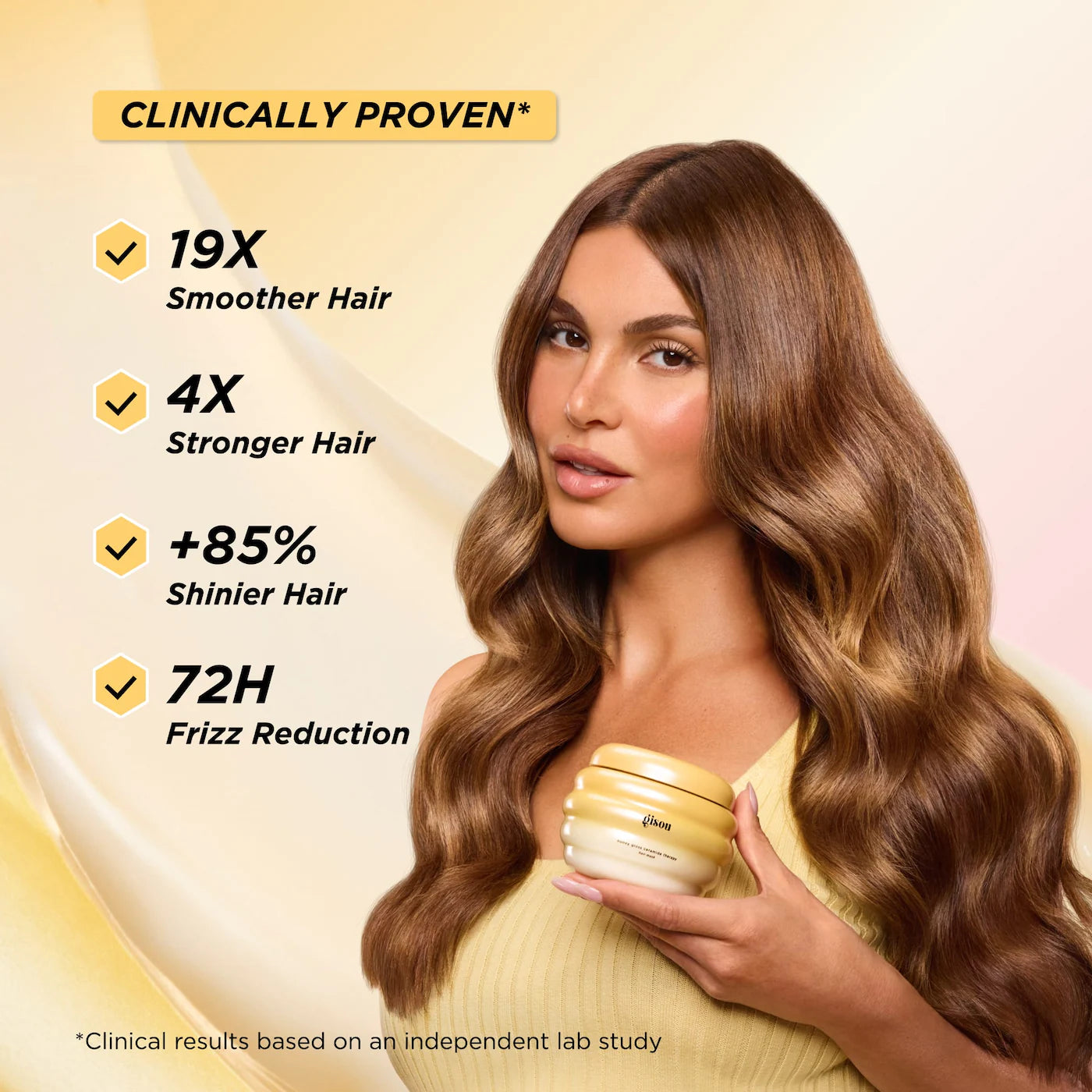 Gisou - Honey Gloss Ceramide Therapy Hydrating Hair Mask