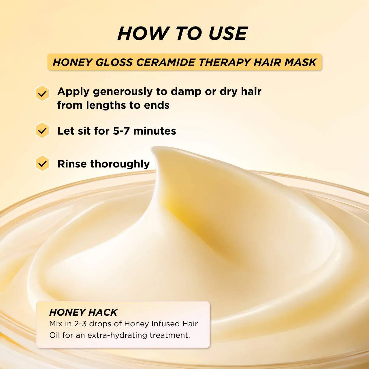 Gisou - Honey Gloss Ceramide Therapy Hydrating Hair Mask
