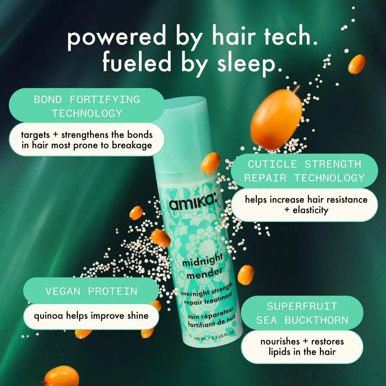 amika - Midnight Mender Overnight Strength Repair Hair Treatment Mask | 100 mL