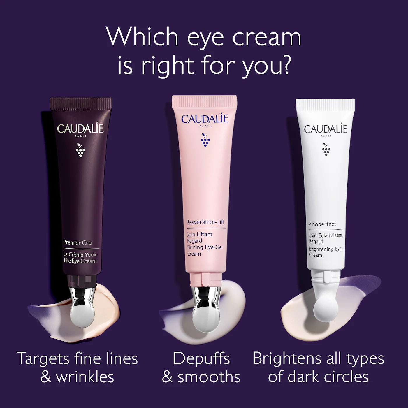 Caudalie - Premier Cru Anti-Aging Eye Cream for Fine Lines and Wrinkles | 15 mL