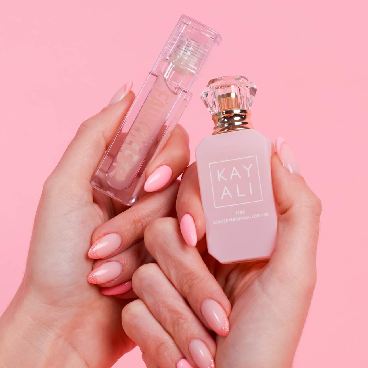 KAYALI - YUMMY KISS SET - Yum Marshmallow + Faux Filler Gloss Glassy