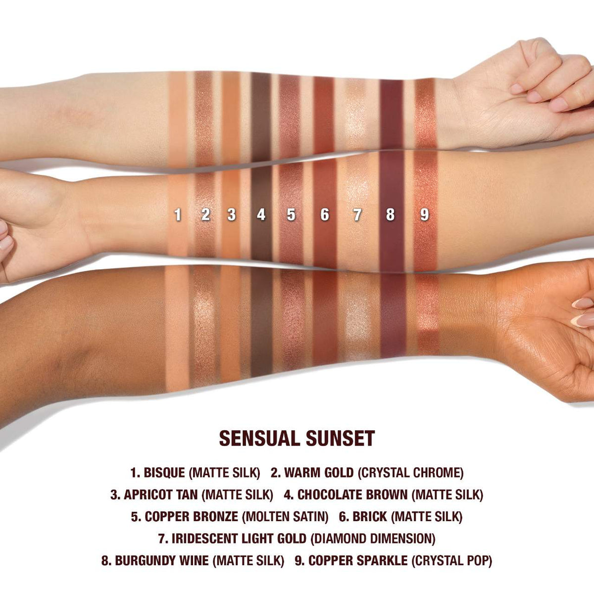 beautiful brown eyeshadow looks to try | charlotte... Charlotte Tilbury - Charlotte’s Beautifying Eye Trends Eyeshadow Palet ...