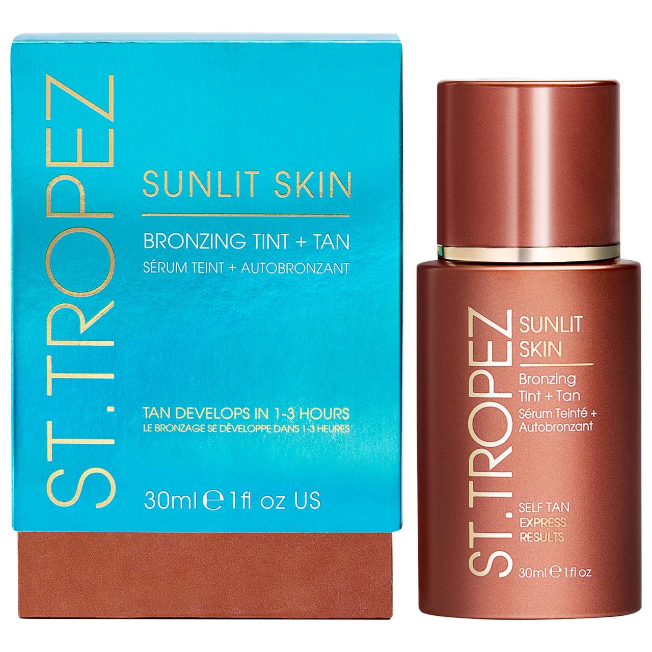 St. Tropez - Sunlit Skin Bronzing Tint and Self Tan Face Serum | 30 mL