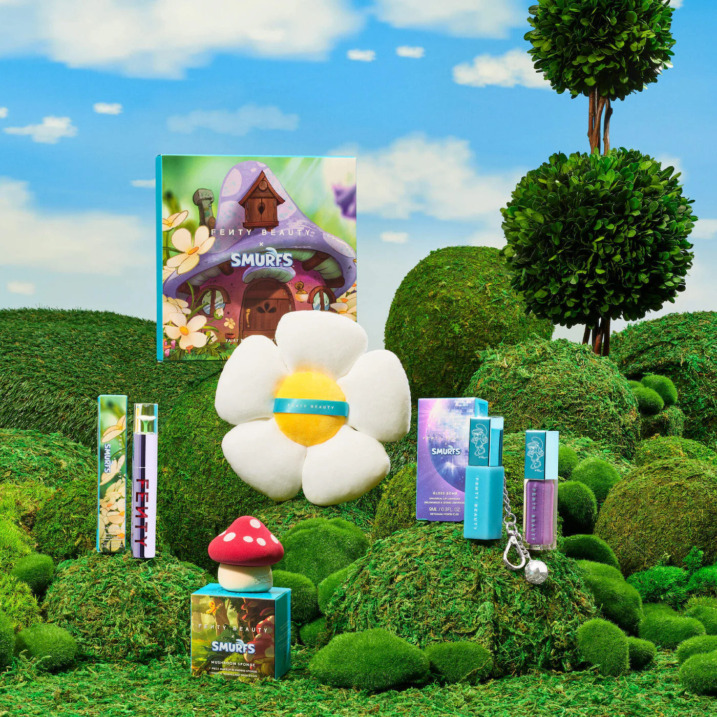 リップケア FENTY BEAUTY x SMURFS Smurfette Smooches Fenty Beauty - Smurfette Smooches Lip Essentials Duo + Keychain