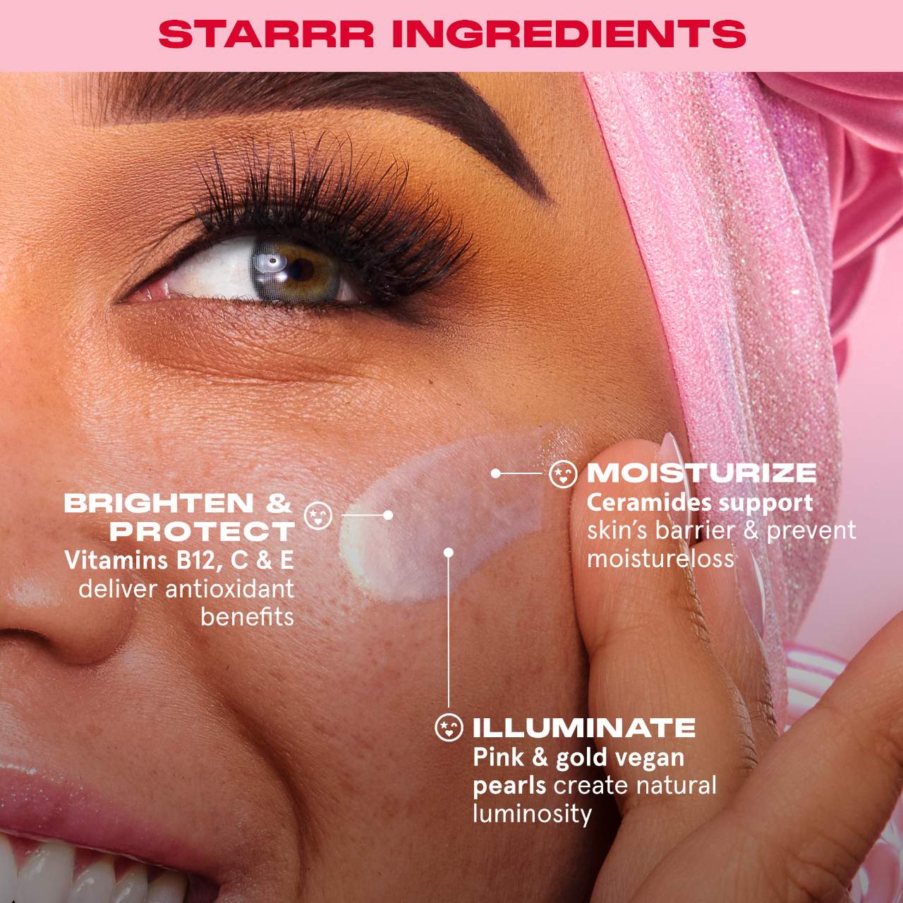 ONE/SIZE by Patrick Starrr - B12 Base Thinner Luminous Vitamin Pearl Boosting Serum | Pearlescent Pink