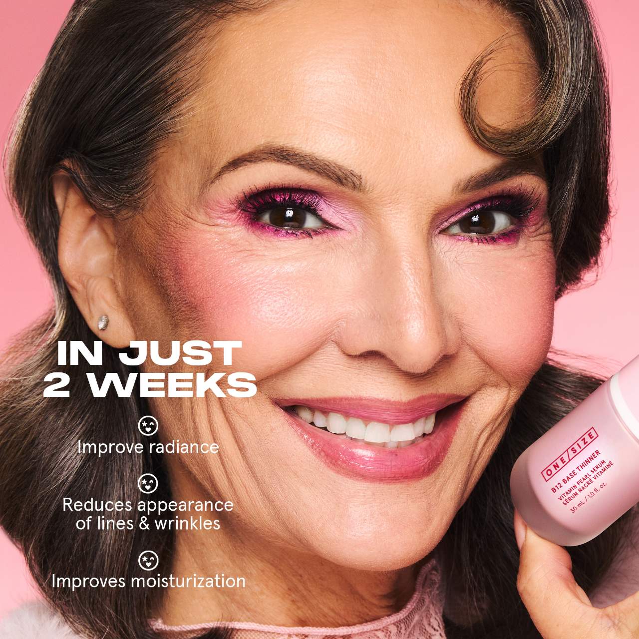 ONE/SIZE by Patrick Starrr - B12 Base Thinner Luminous Vitamin Pearl Boosting Serum | Pearlescent Pink