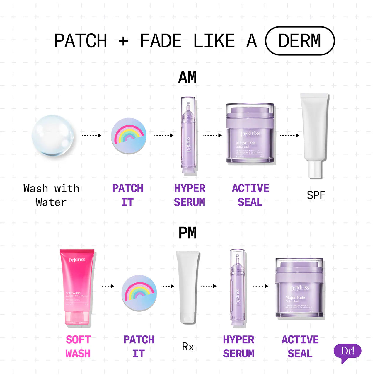 Dr. Idriss - Patch It Azelaic Acid Rescue Pimple Patches | 24 PATCHES