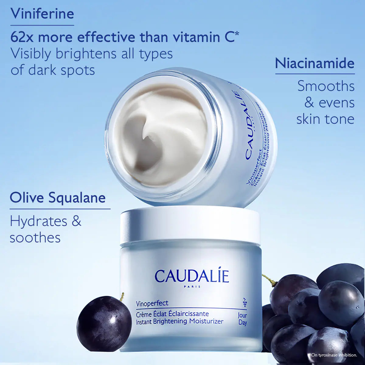 Caudalie - Vinoperfect Instant Brightening Moisturizer with Niacinamide | 50 mL