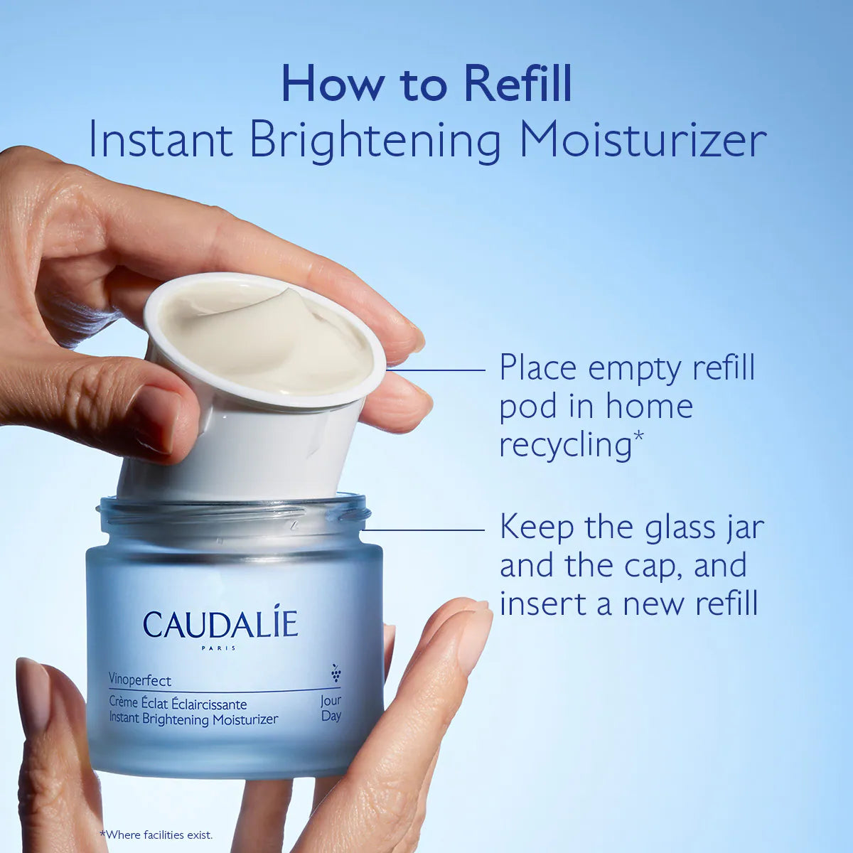 Caudalie - Vinoperfect Instant Brightening Moisturizer with Niacinamide | 50 mL