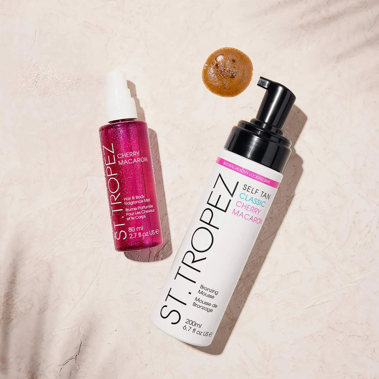 St. Tropez - Cherry Macaron Self Tan and Body Mist Set