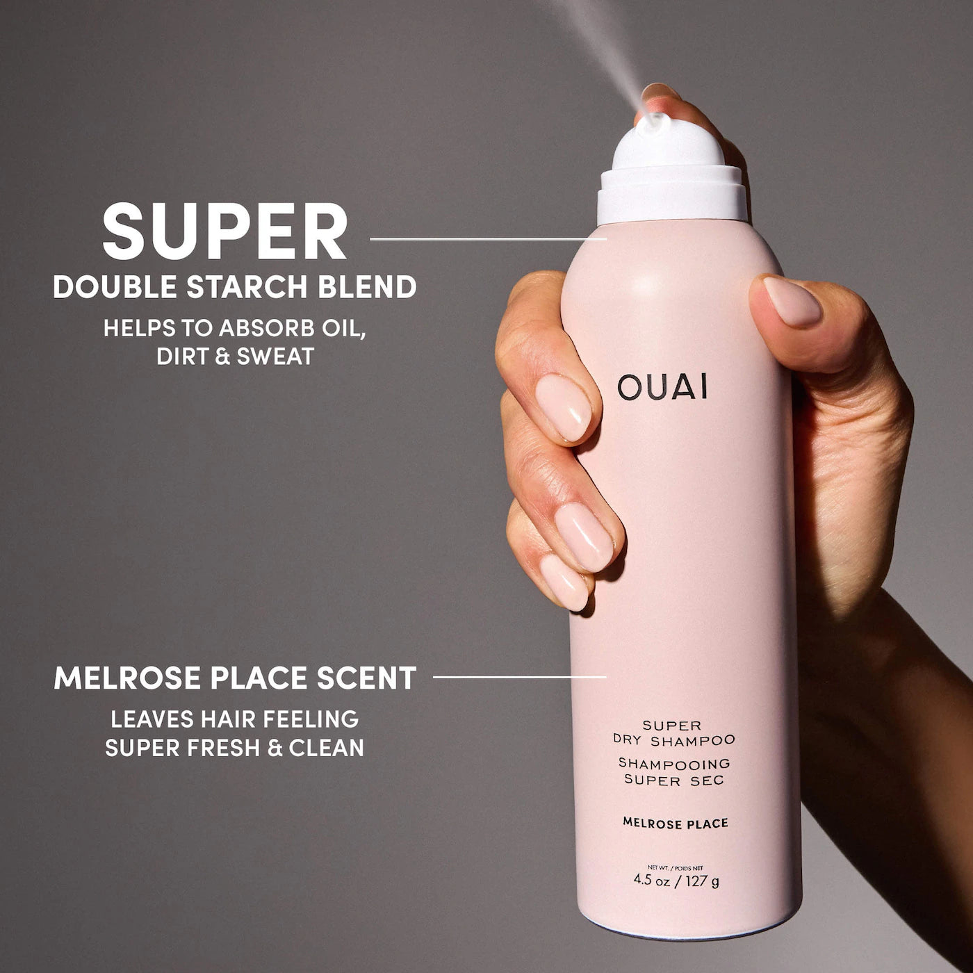 OUAI - Melrose Place Super Dry Invisible Dry Shampoo | 127 g