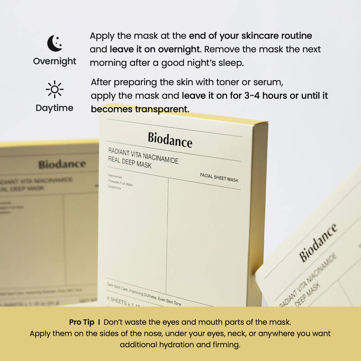 Biodance - Radiant Vita Niacinamide Real Deep Mask