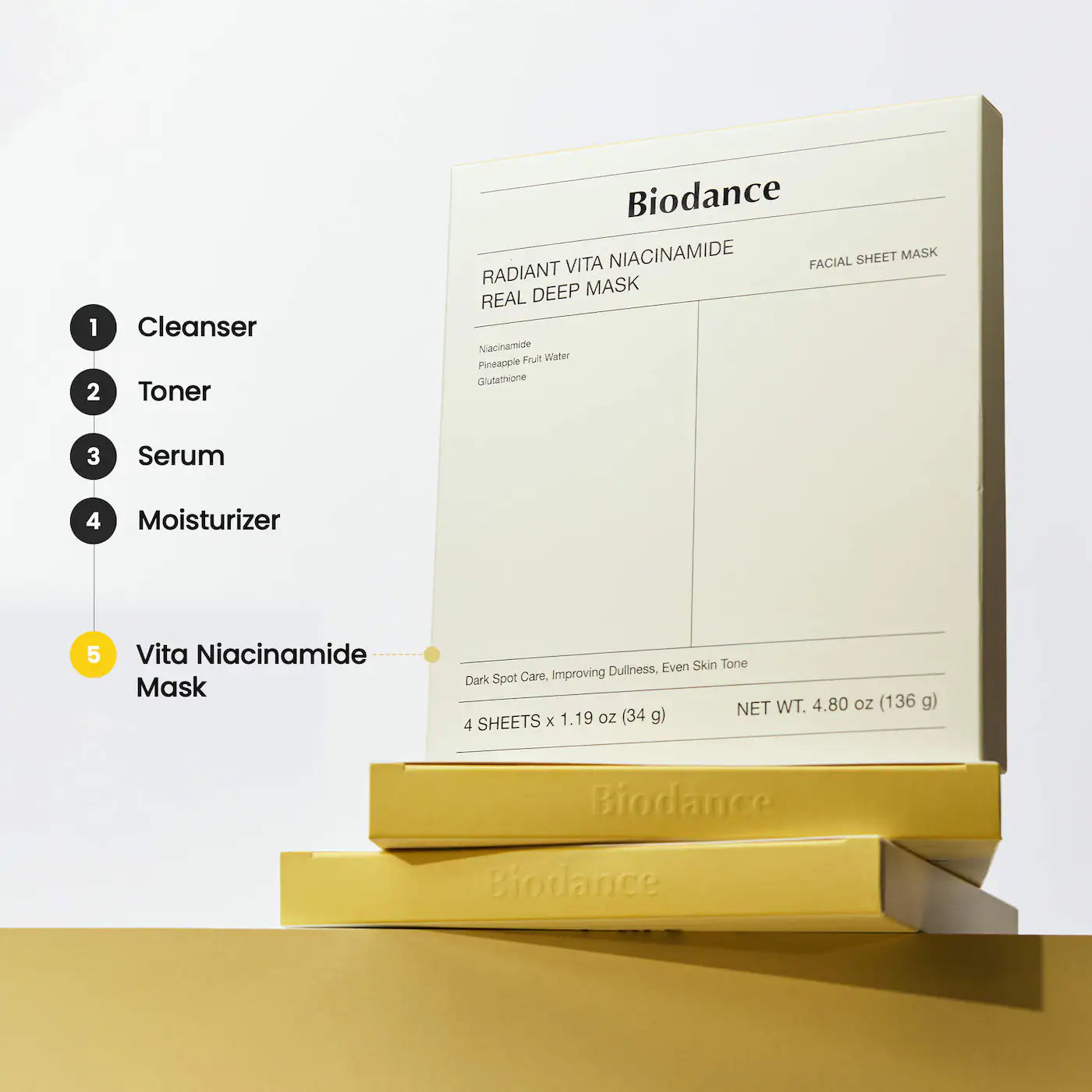 Biodance - Radiant Vita Niacinamide Real Deep Mask