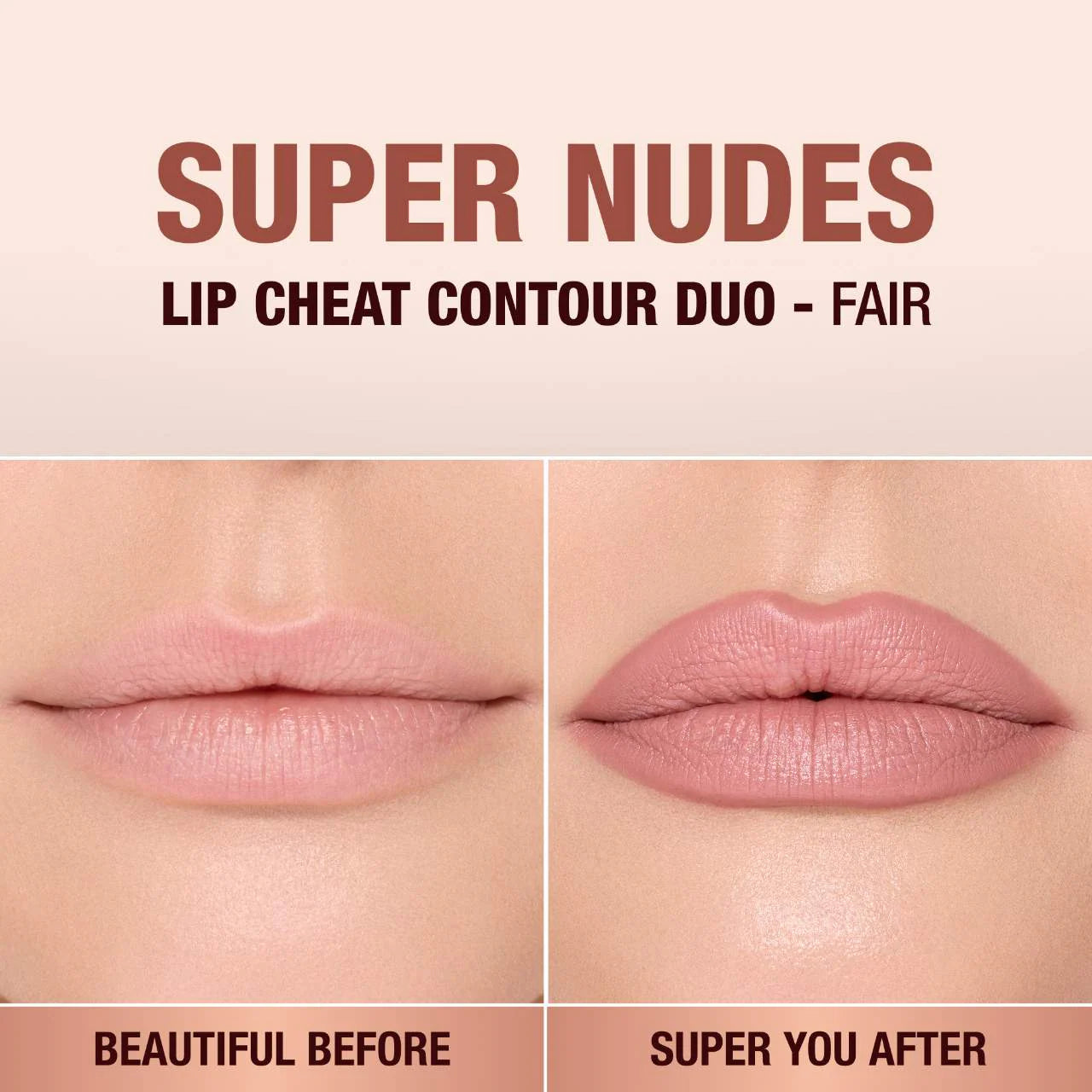 Charlotte Tilbury - Super Nudes Lip Cheat Contour Duo Lip Liner