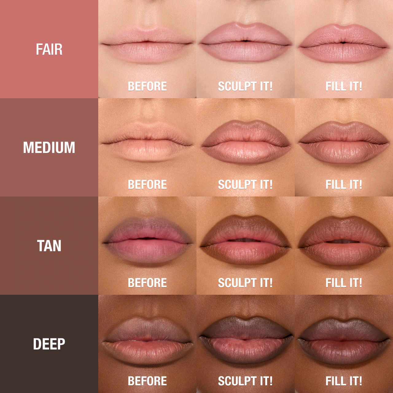 Charlotte Tilbury - Super Nudes Lip Cheat Contour Duo Lip Liner