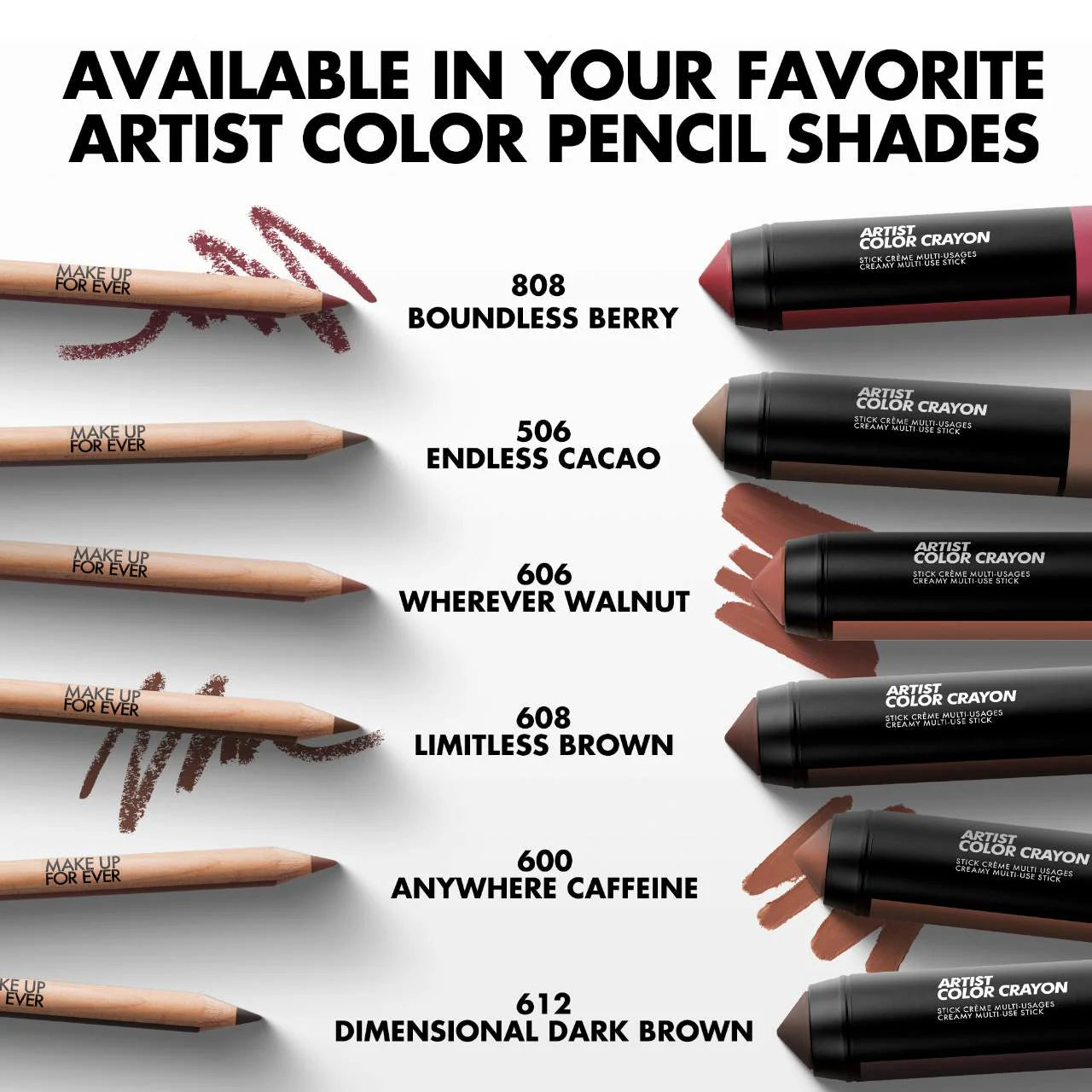 MAKE UP FOR EVER - ARTIST COLOR CRAYON WATERPROOF MULTI-USE STICK