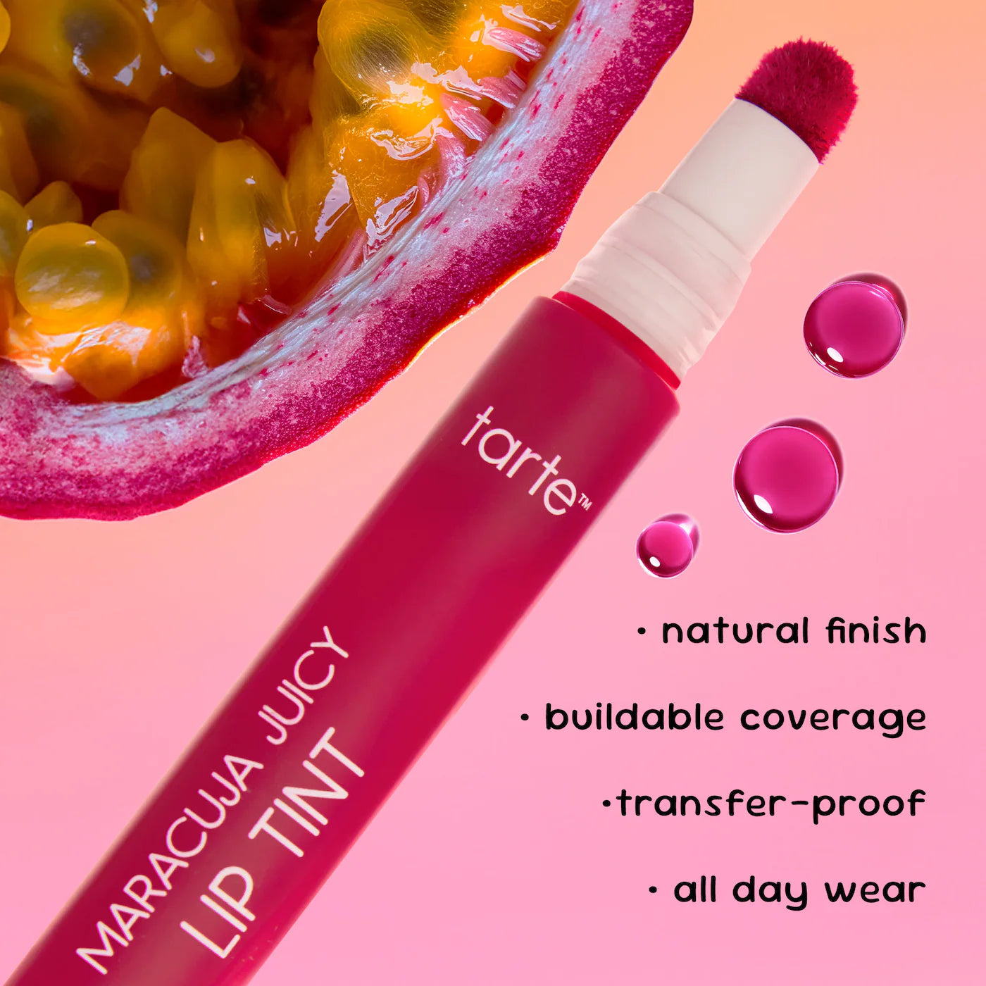 tarte - maracuja juicy transfer-proof lip tint stain | Lolli - rose